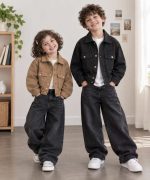 Cotton jackets for girls and boys, ages 4 to 16
