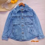 Denim jackets for girls and boys, sizes 55 to 70
