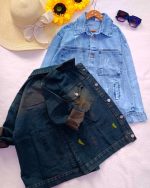 Denim jackets for girls and boys, sizes 55 to 70