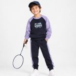 Girls' and boys' blouse and trousers, sizes 45 to 60