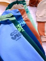 Girls' and boys' blouse and trousers, sizes 45 to 60