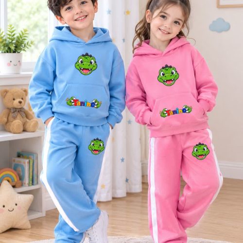 Girls' and boys' hoodies and trousers, sizes 35 to 50