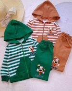 Girls' and boys' sweatshirts and trousers, sizes 35 to 50.
