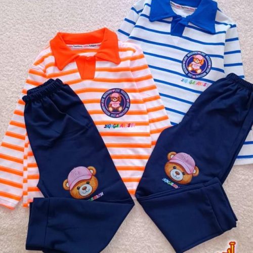 Girls' and boys' tops and trousers for ages 3 to 7