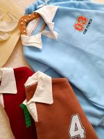 Girls' and boys' tops and trousers, sizes 50 to 65