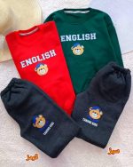 Girls' and boys' tops and trousers, sizes 55 to 65
