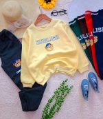 Girls' and boys' tops and trousers, sizes 55 to 65