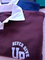 Girls' and boys' tops and trousers, sizes 55 to 70
