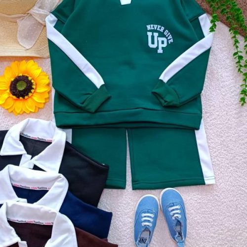 Girls' and boys' tops and trousers, sizes 55 to 70