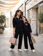 Girls' and women's blouses and trousers, sizes 40 to 75