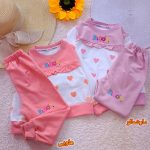 Girls' blouse and trousers, ages 1 to 7