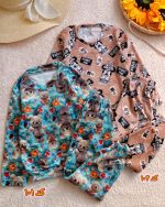 Girls' blouse and trousers, ages 2 to 9