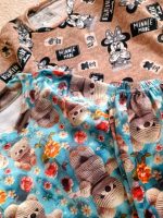 Girls' blouse and trousers, ages 2 to 9