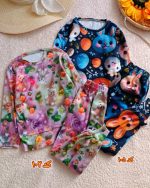Girls' blouse and trousers, ages 2 to 9