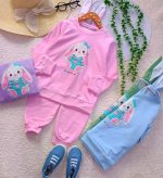 Girls' blouse and trousers, ages 4 to 7