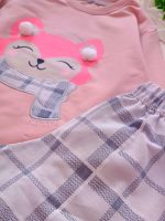 Girls' blouse and trousers, ages 4 to 9