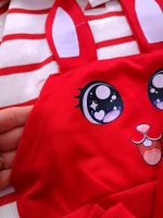Girls' blouse and trousers, for ages 1 to 5 years