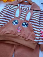 Girls' blouse and trousers, for ages 1 to 5 years