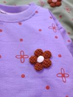 Girls' blouse and trousers, for ages 4 to 7 years
