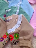 Girls' blouse and trousers, sizes 30 to 45