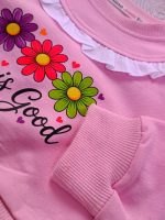 Girls' blouse and trousers, sizes 30 to 45