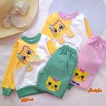Girls' blouse and trousers, sizes 35 to 45