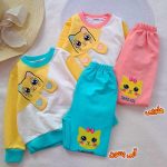 Girls' blouse and trousers, sizes 35 to 45