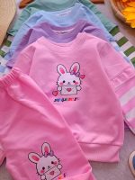 Girls' blouse and trousers, sizes 35 to 50