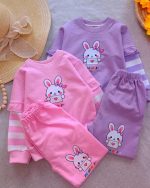 Girls' blouse and trousers, sizes 35 to 50