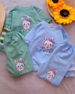 Girls' blouse and trousers, sizes 35 to 50