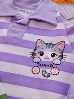 Girls' blouse and trousers, sizes 40 and 45