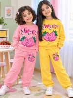 Girls' blouse and trousers, sizes 40 to 55
