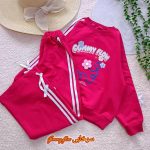 Girls' blouse and trousers, sizes 45 to 60