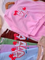 Girls' blouse and trousers, sizes 45 to 60