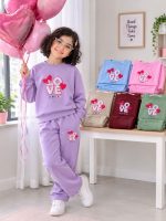 Girls' blouse and trousers, sizes 45 to 60