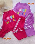 Girls' blouse and trousers, sizes 45 to 60