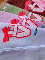 Girls' blouse and trousers, sizes 45 to 60