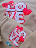 Girls' blouse and trousers, sizes 45 to 60