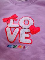 Girls' blouse and trousers, sizes 45 to 60