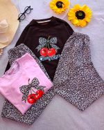 Girls' blouse and trousers, sizes 50 to 60
