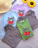 Girls' blouse and trousers, sizes 50 to 60