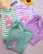 Girls' blouse and trousers, sizes 50 to 65