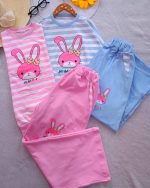 Girls' blouse and trousers, sizes 50 to 65