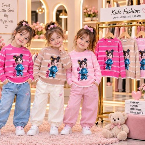 Girls' blouse, sizes 45 to 60