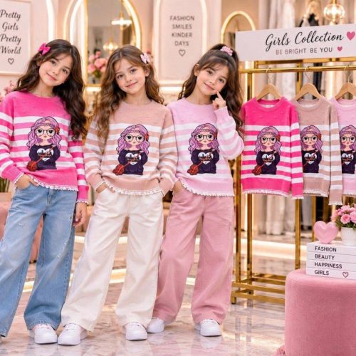 Girls' blouse, sizes 45 to 60