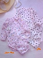 Girls' bodysuit and trousers, sizes 3 to 24 months