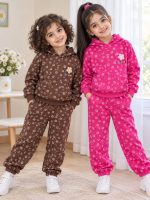Girls' hoodie and pants, sizes 35 to 50
