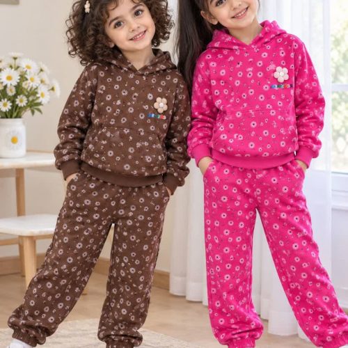Girls' hoodie and pants, sizes 35 to 50