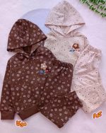 Girls' hoodie and pants, sizes 35 to 50