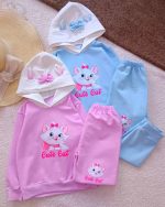 Girls' hoodie and pants, sizes 45 and 50
